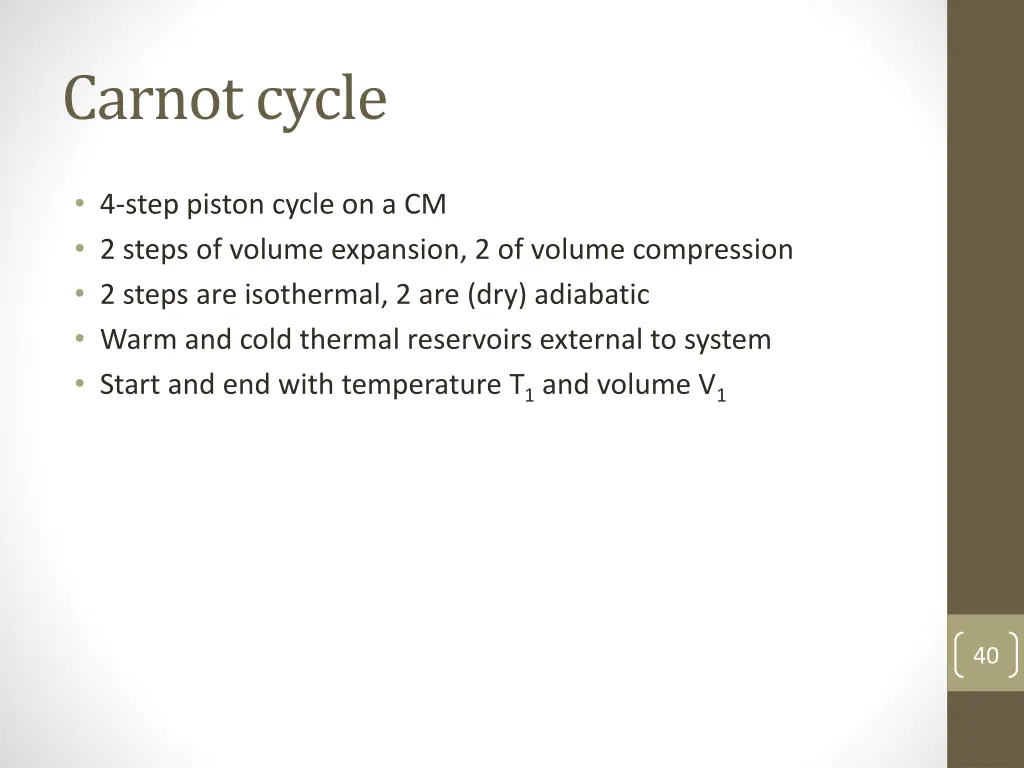 carnot cycle