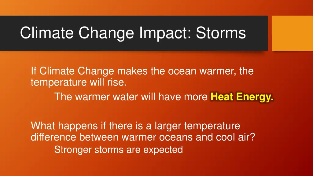 climate change impact storms