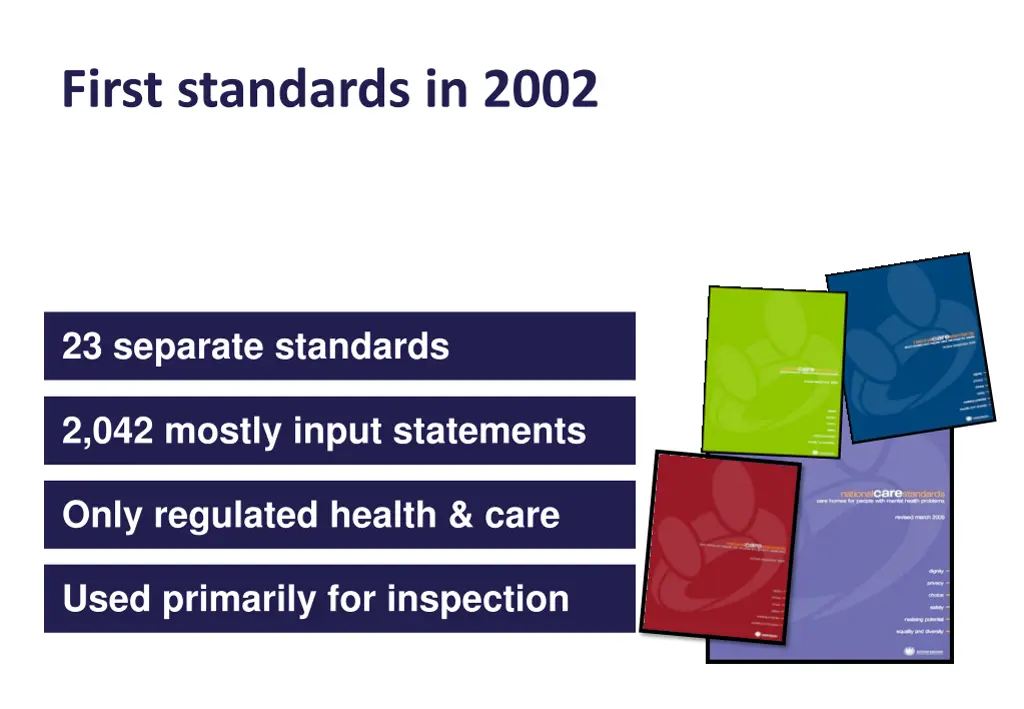 first standards in 2002