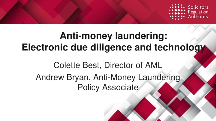 anti money laundering electronic due diligence