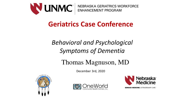 geriatrics case conference