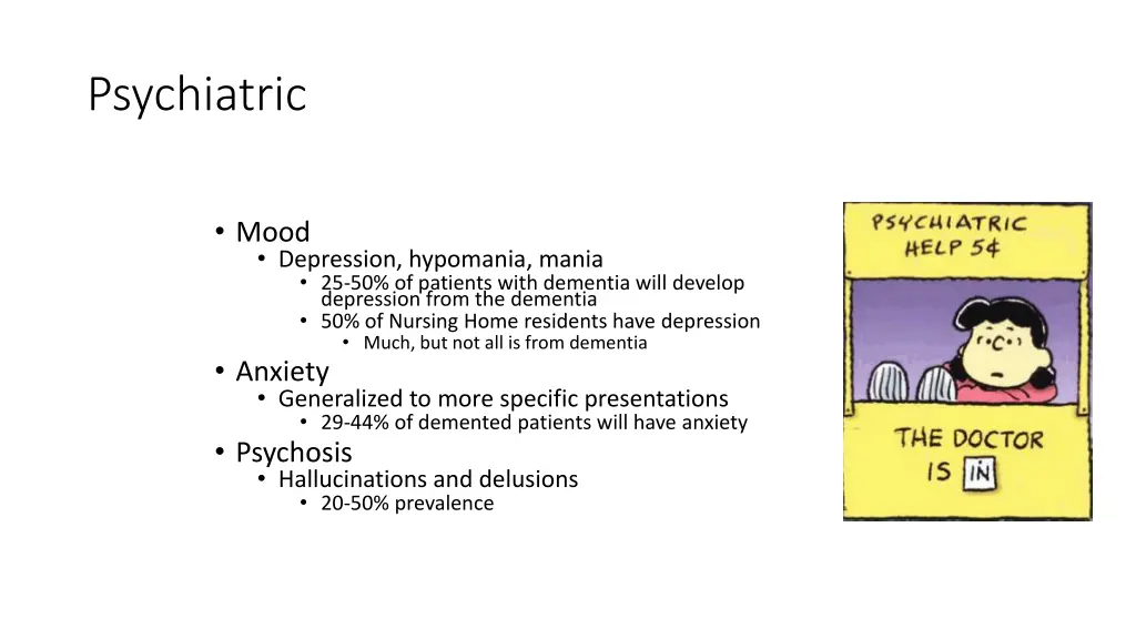 psychiatric