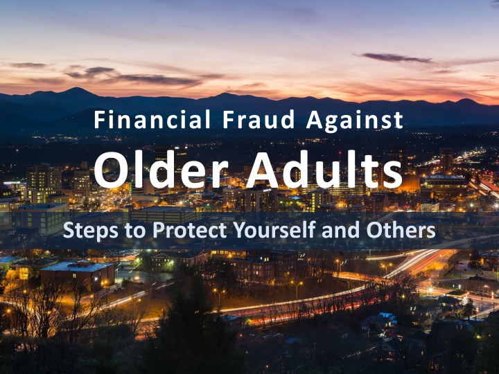 financial fraud against older adults