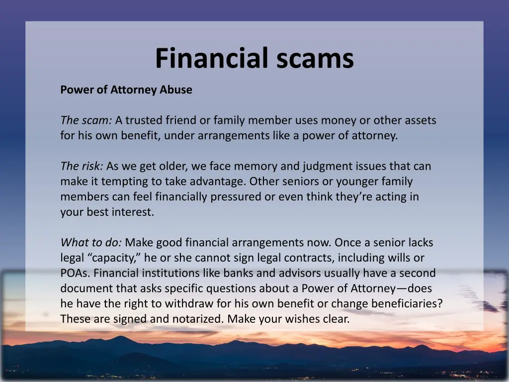 financial scams 1