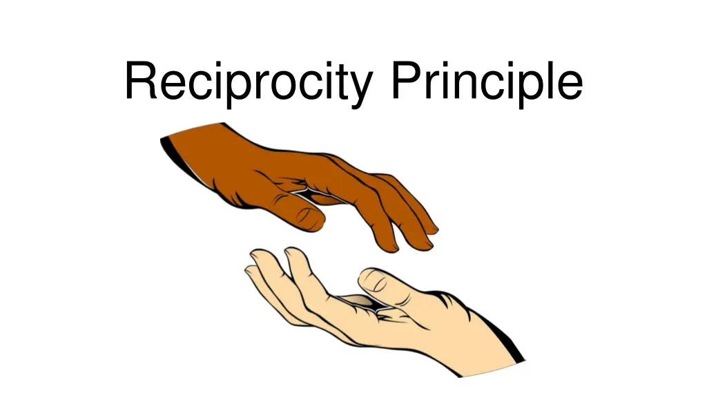 reciprocity principle