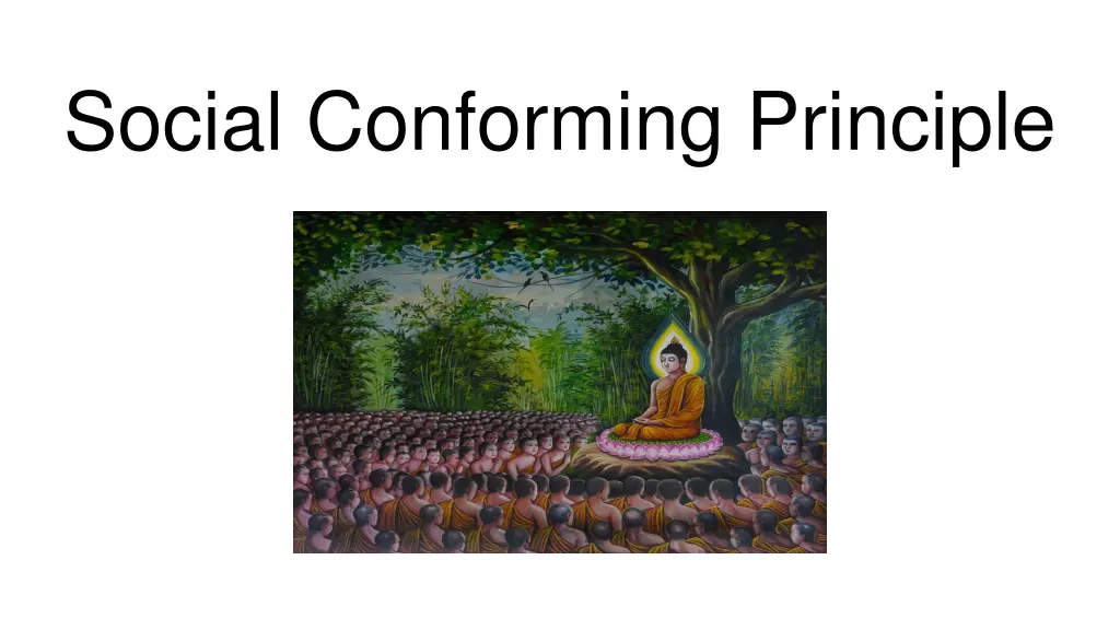 social conforming principle