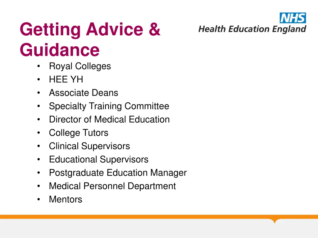 getting advice guidance royal colleges