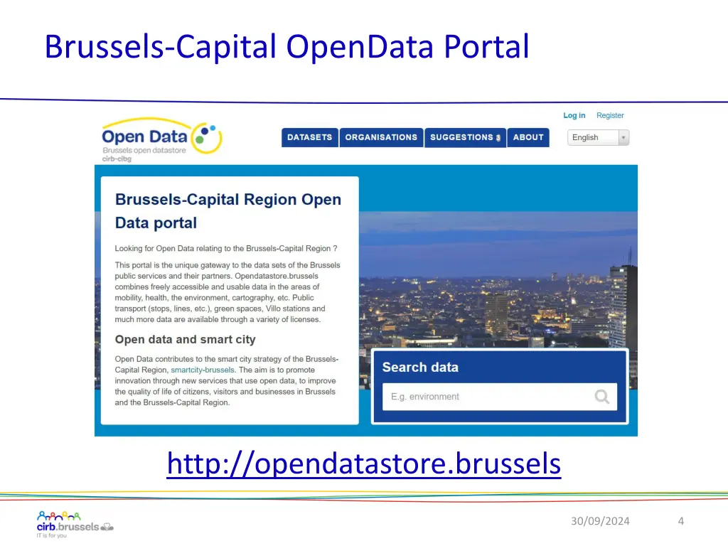 brussels capital opendata portal