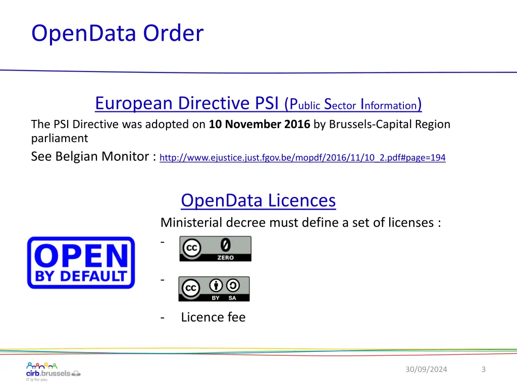 opendata order