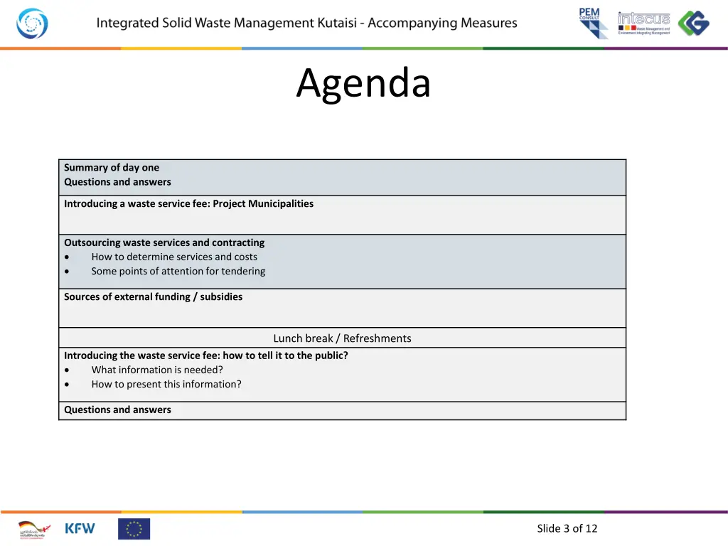 agenda 1