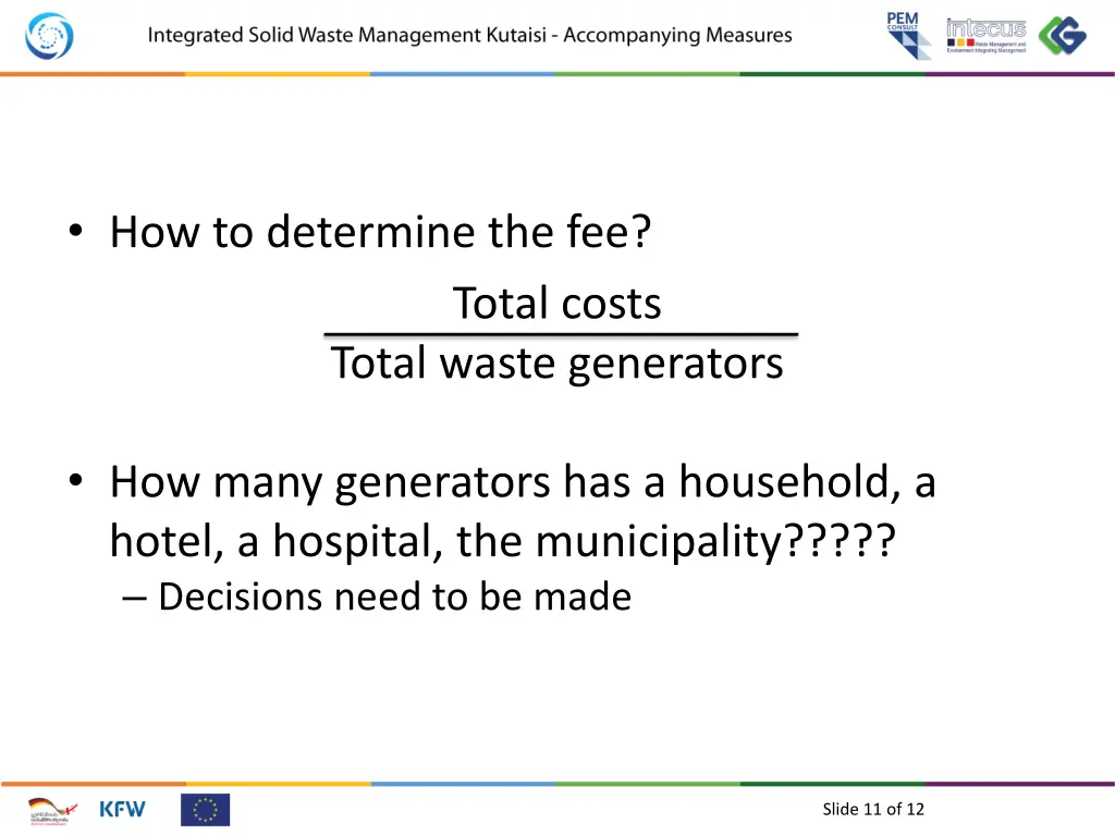 how to determine the fee