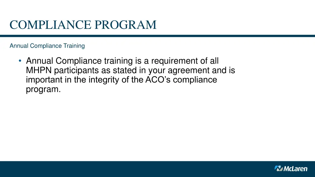 compliance program