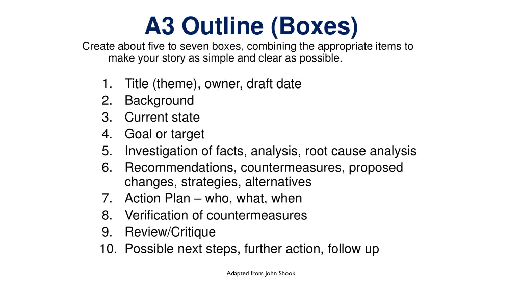 a3 outline boxes create about five to seven boxes