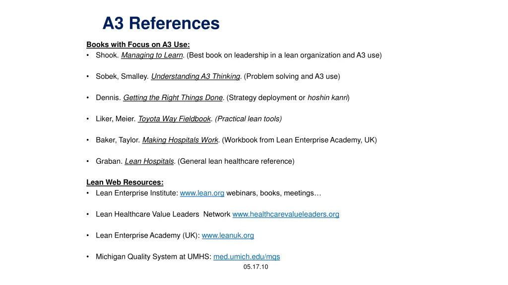 a3 references