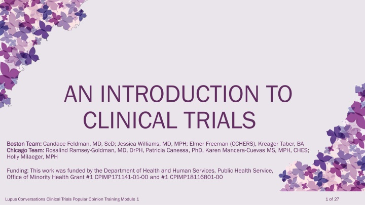 an introduction to clinical trials