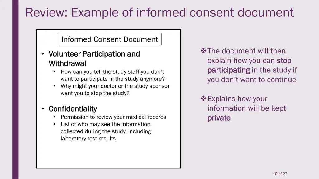 review example of informed consent document 4