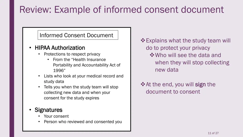 review example of informed consent document 5