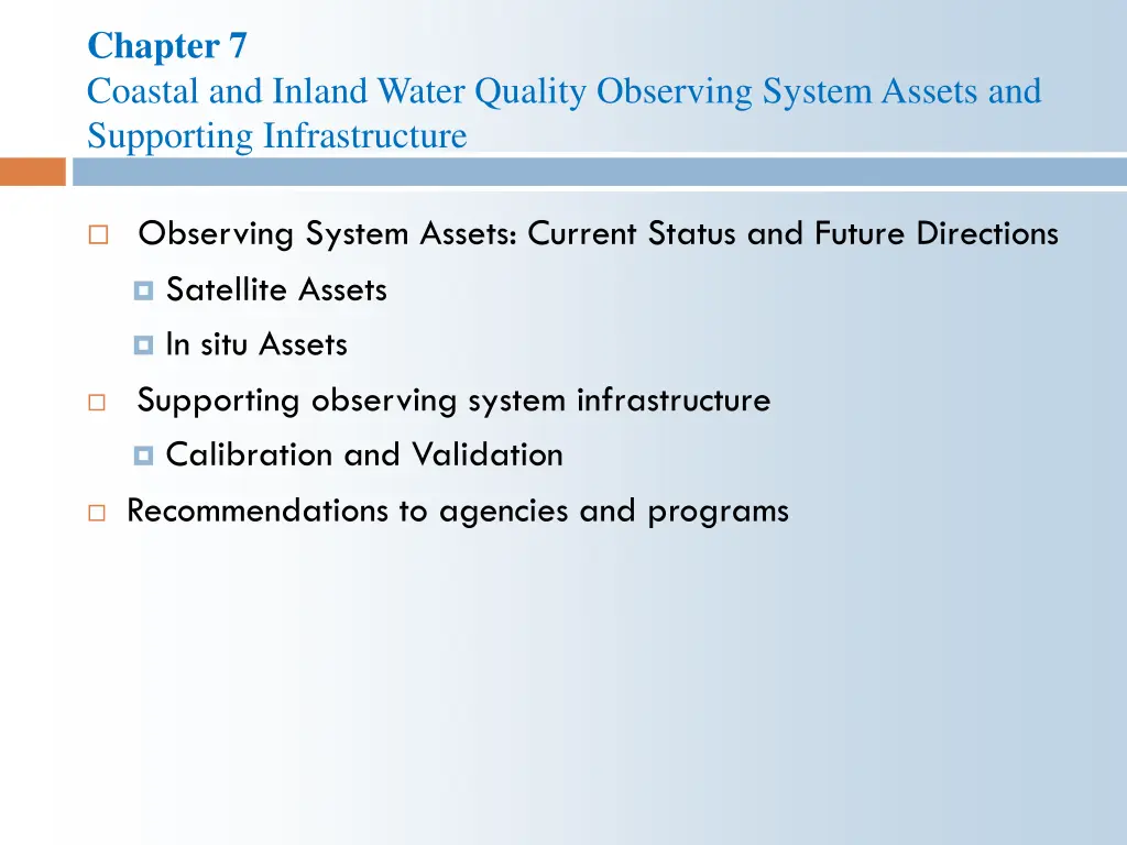 chapter 7 coastal and inland water quality