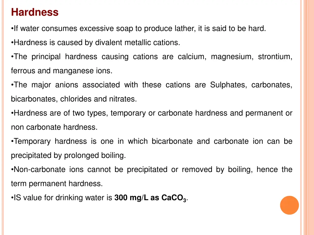 hardness