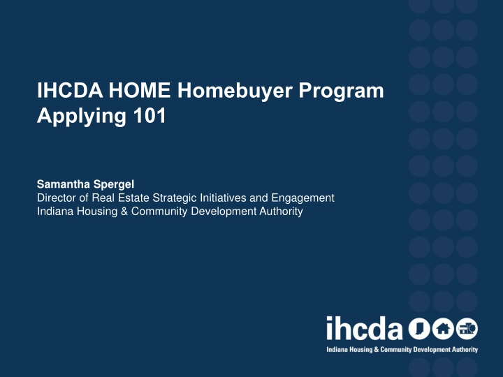 ihcda home homebuyer program applying 101