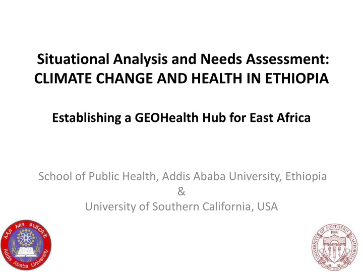 situational analysis and needs assessment climate