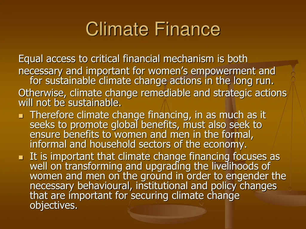 climate finance