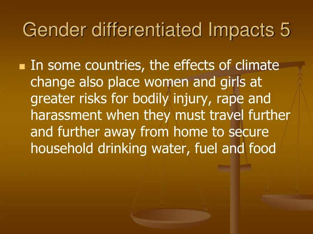 gender differentiated impacts 5