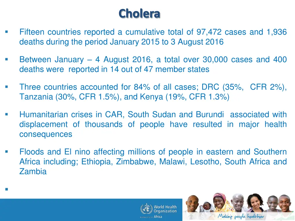 cholera