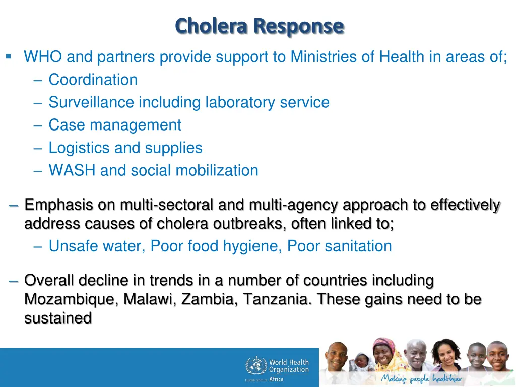 cholera response