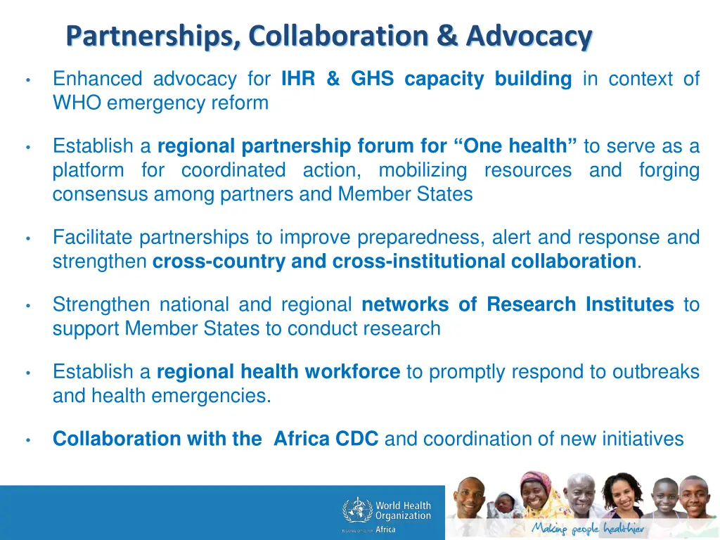 partnerships collaboration advocacy