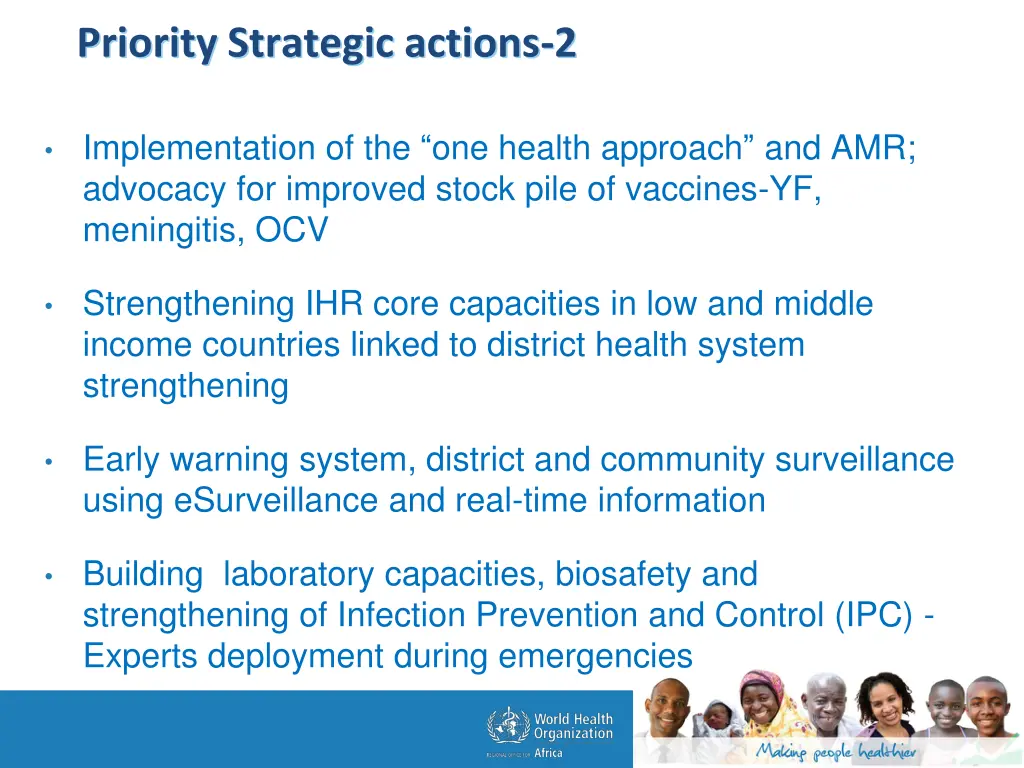 priority strategic actions 2