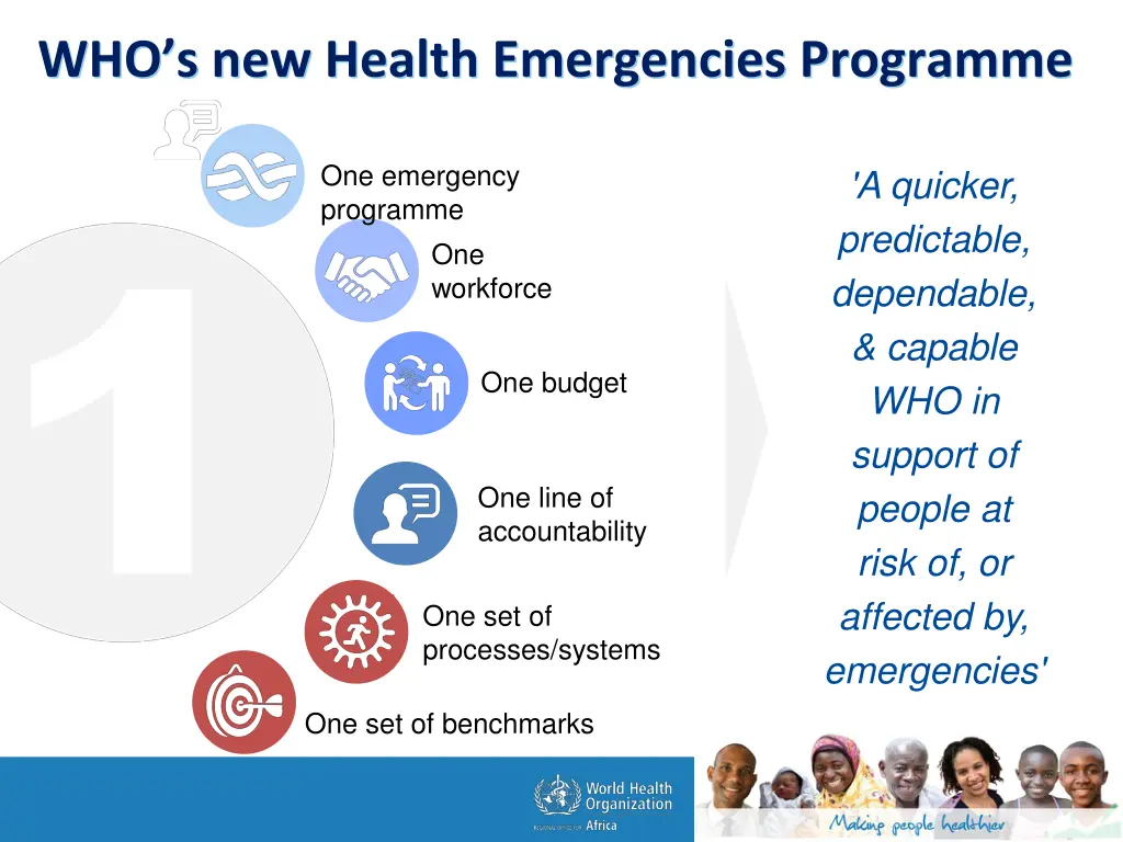 who s new health emergencies programme