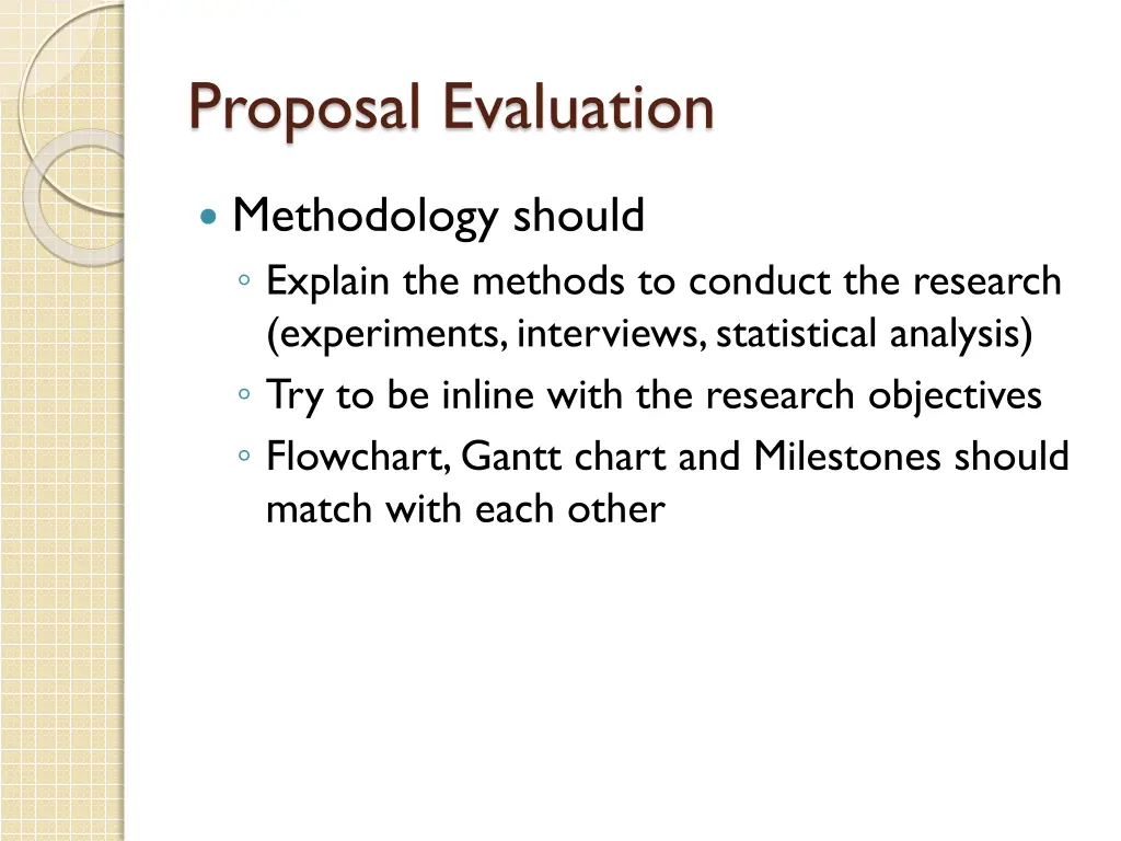 proposal evaluation 4