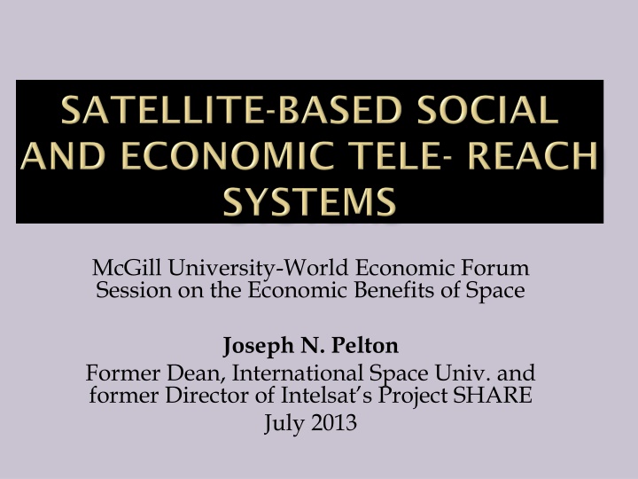 mcgill university world economic forum session