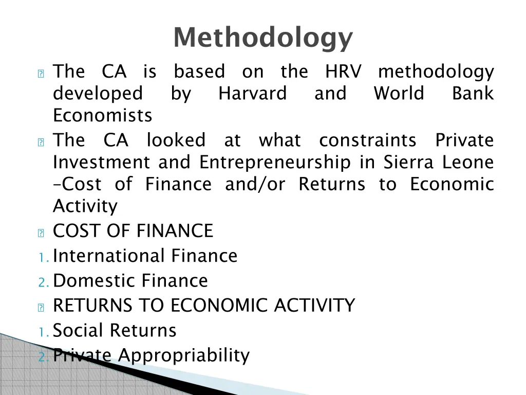 methodology