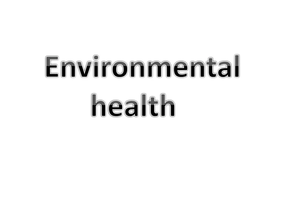 environmental health