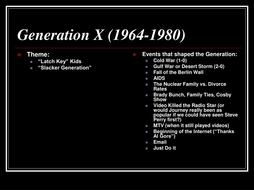 generation x 1964 1980