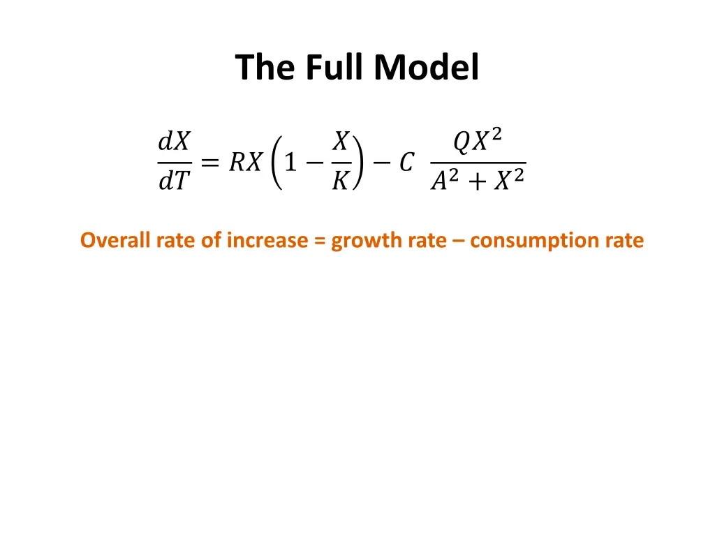 the full model