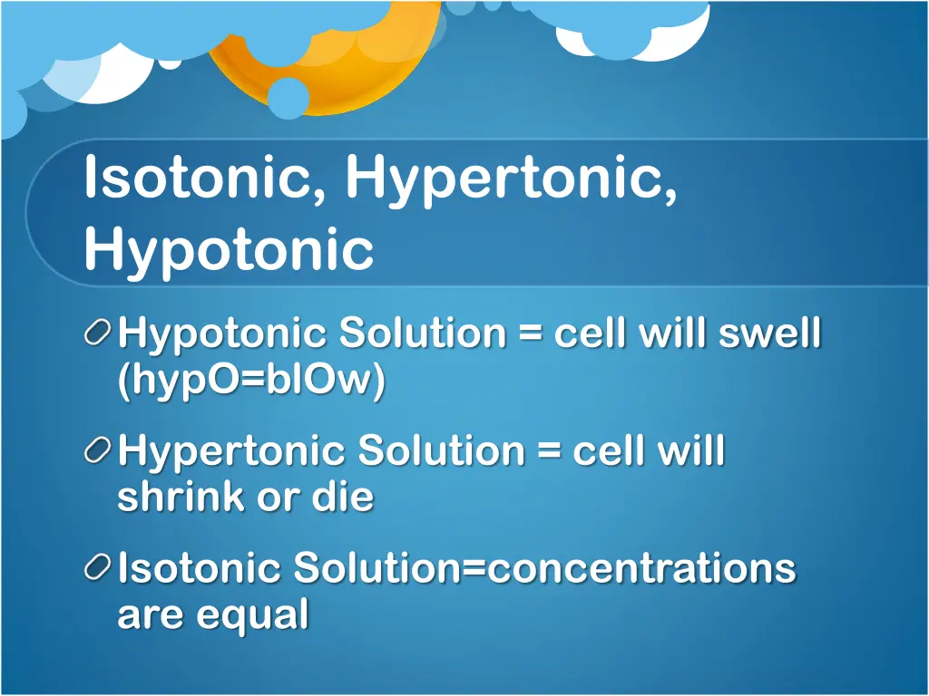 isotonic hypertonic hypotonic