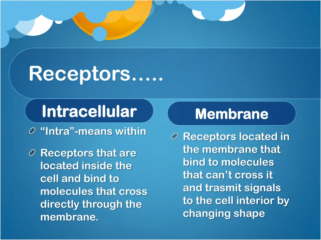 receptors