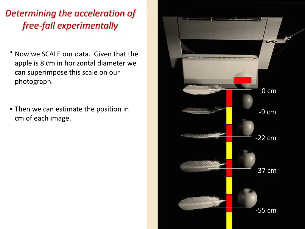 determining the acceleration of free fall 2