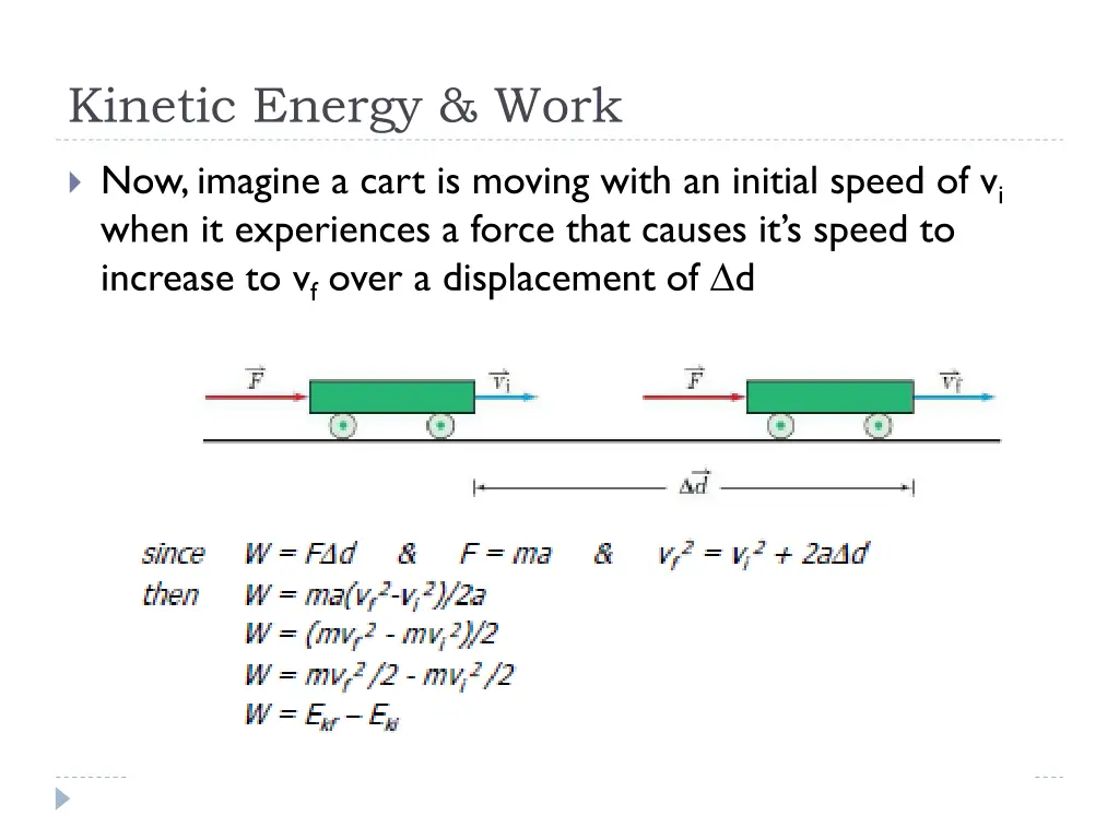 kinetic energy work 1