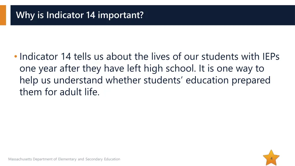 why is indicator 14 important