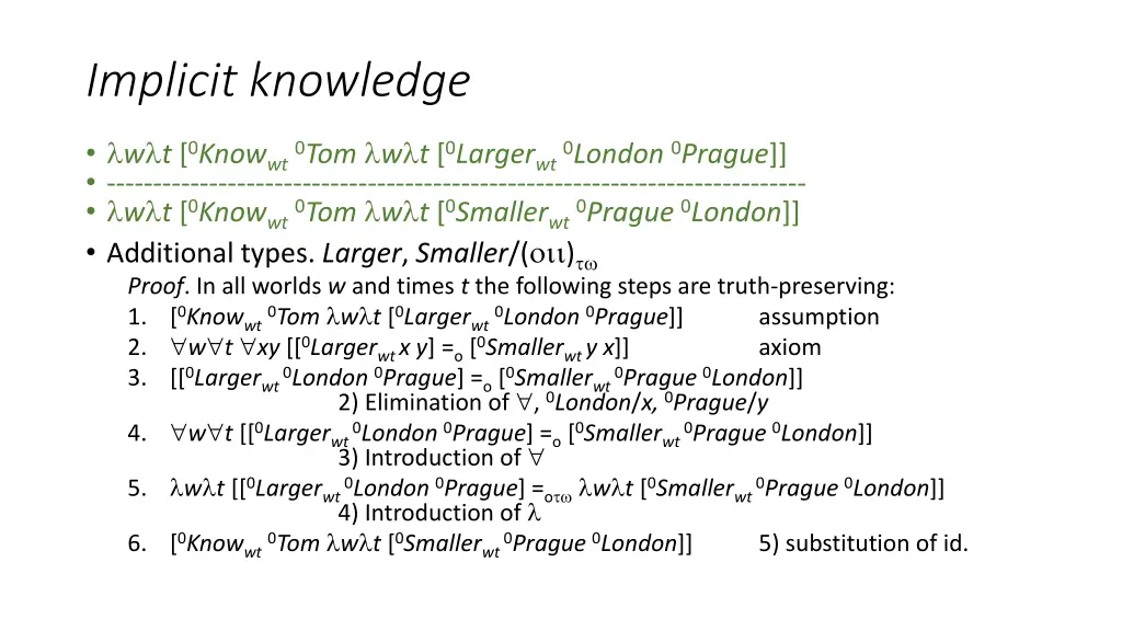 implicit knowledge