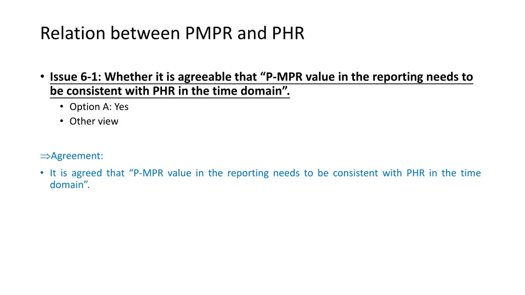 relation between pmpr and phr