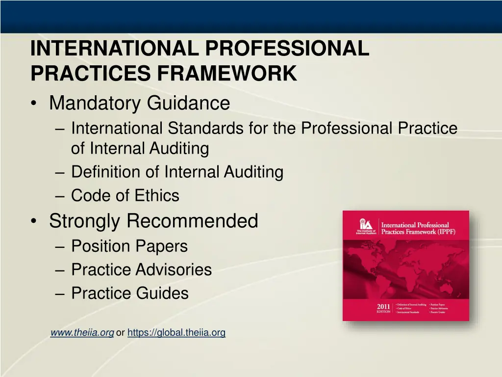 international professional practices framework