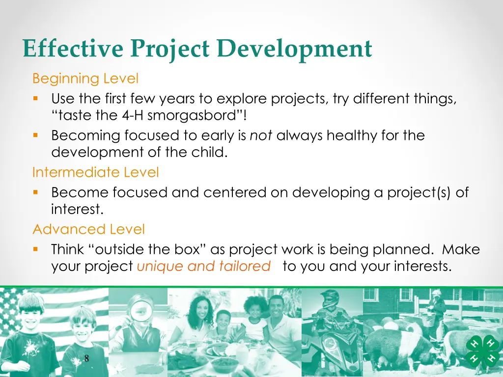 effective project development