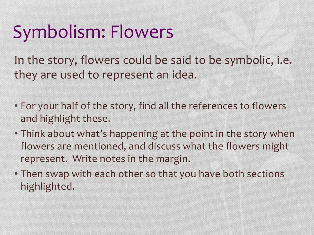 symbolism flowers