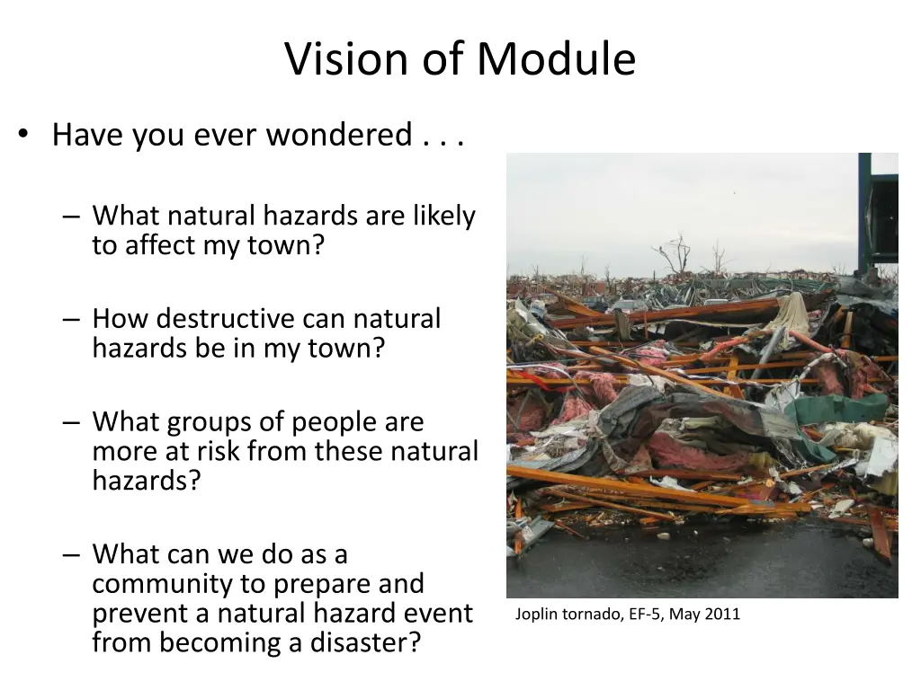 vision of module