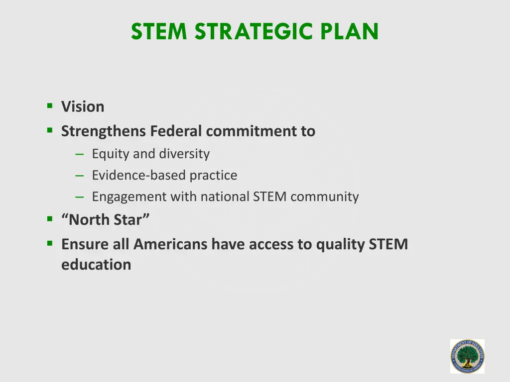 stem strategic plan